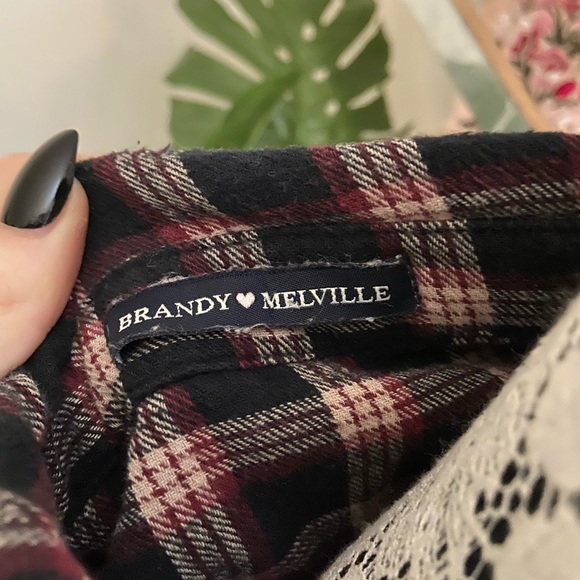 Brandy flannel crop top - Picture 3 of 3